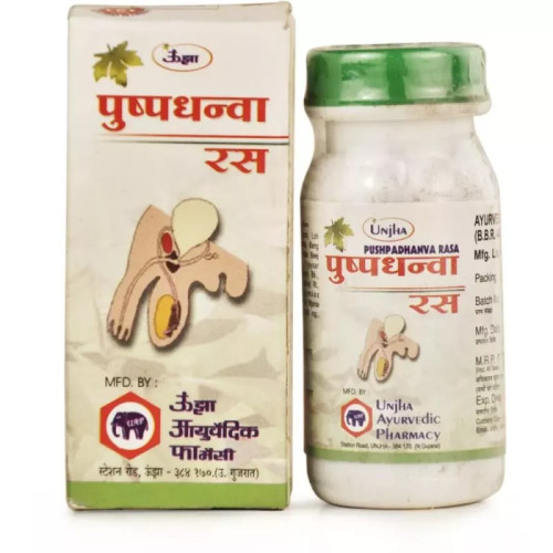 Unjha Pushpadhanwa Ras (80 Tablets)