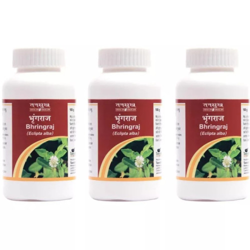 Tansukh Bhringraj Churna (100g, Pack of 3)