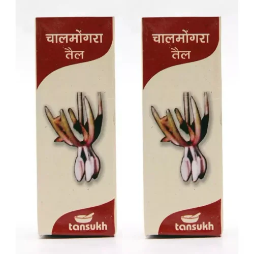 Tansukh Chalmogra Tail (50ml, Pack of 2)