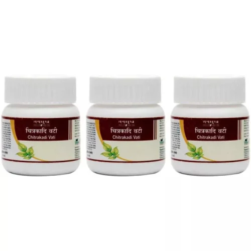 Tansukh Chitrakadi Vati (20g, Pack of 3)