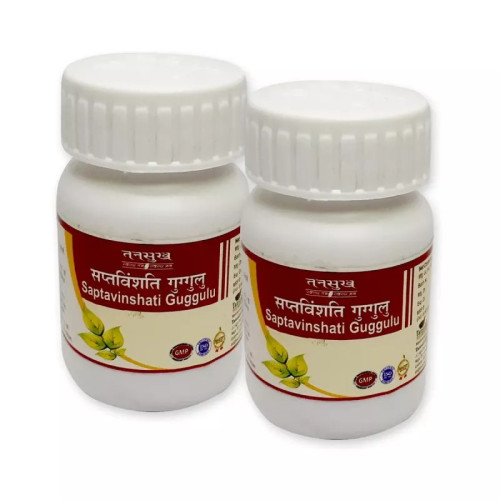 Tansukh Saptavinshati Guggulu (15g, Pack of 2)