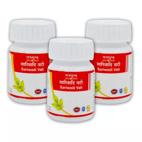 Tansukh Sarivadi Vati (10g, Pack of 3)