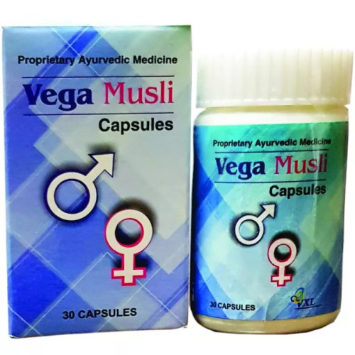 VXL Vega Musli Male & Female Health  Capsules (30 Capsules)