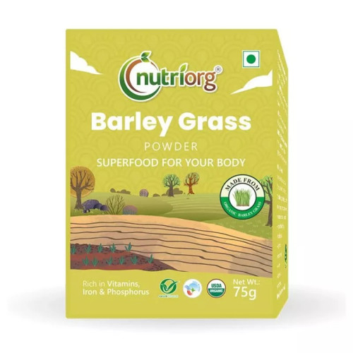 Nutriorg Certified Organic Barley Powder (75g)