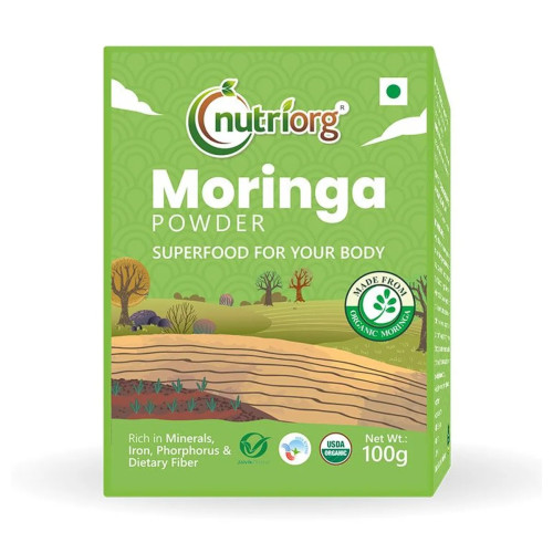 Nutriorg Certified Organic Moringa Powder (100g)