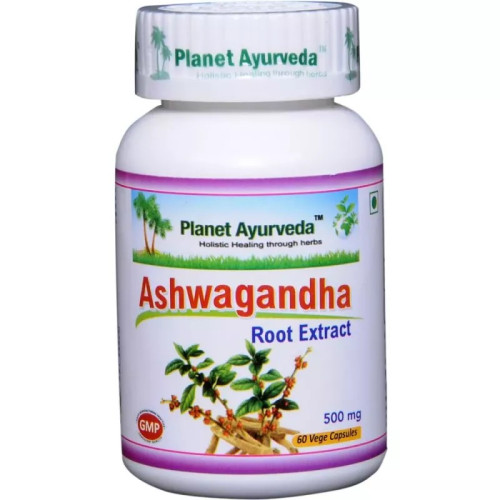 Planet Ayurveda Ashwagandha  Capsulesule (60 Capsules)