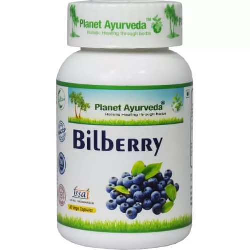 Planet Ayurveda Bilberry  Capsulesule (60 Capsules)
