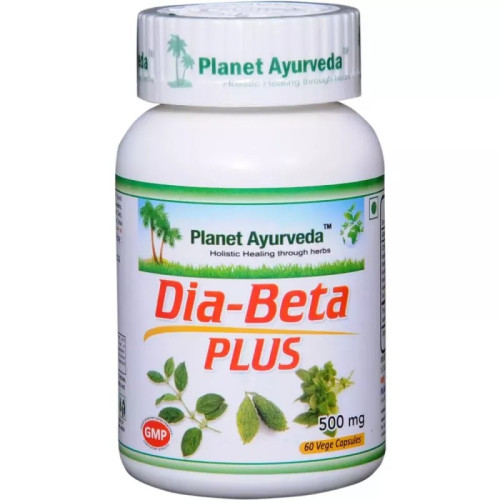 Planet Ayurveda Dia Beta Plus  Capsulesule (60 Capsules)