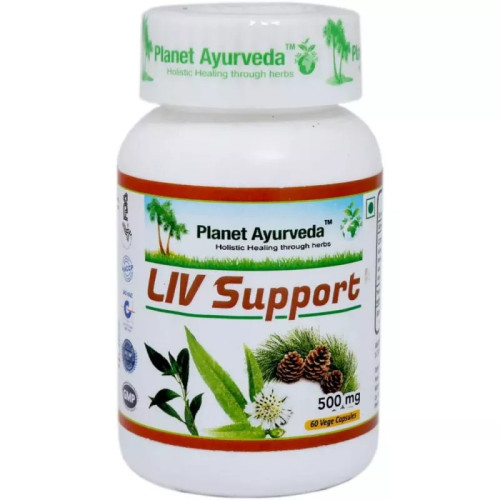 Planet Ayurveda Liv Support  Capsulesule (60 Capsules)