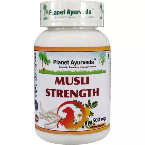 Planet Ayurveda Musli Strength  Capsulesule (60 Capsules)