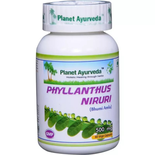 Planet Ayurveda Phyllanthus Niruri  Capsulesule (60 Capsules)