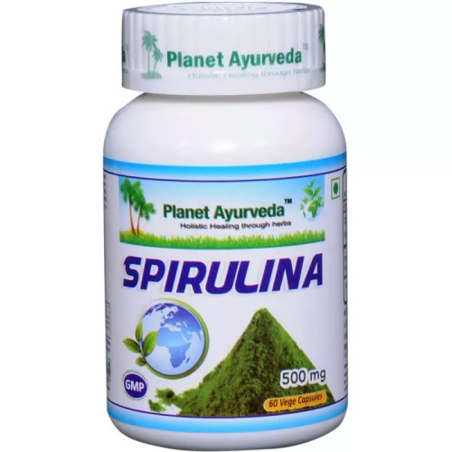 Planet Ayurveda Spirulina  Capsulesule (60 Capsules)