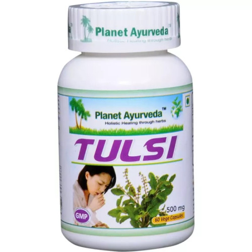 Planet Ayurveda Tulsi  Capsulesule (60 Capsules)