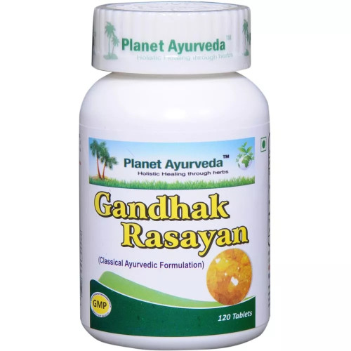 Planet Ayurveda Gandhak Rasayan (120 Tablets, Pack of 2)