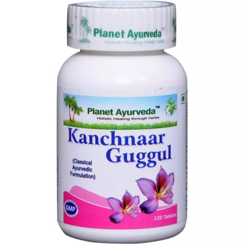 Planet Ayurveda Kanchnaar Guggul (120 Tablets, Pack of 2)