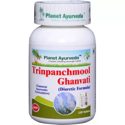 Planet Ayurveda Trinpanchmool Ghan Vati (120 Tablets, Pack of 2)