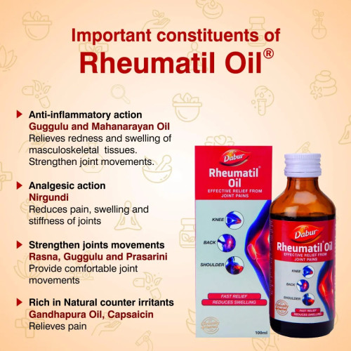 Dabur Rheumatil Oil (50ml)