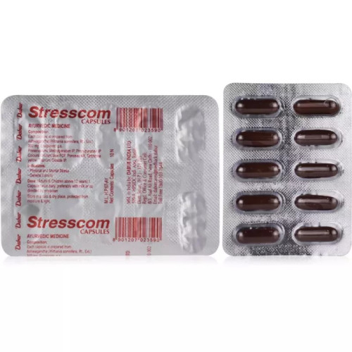 Dabur Stresscom  Capsules (10 Capsules)