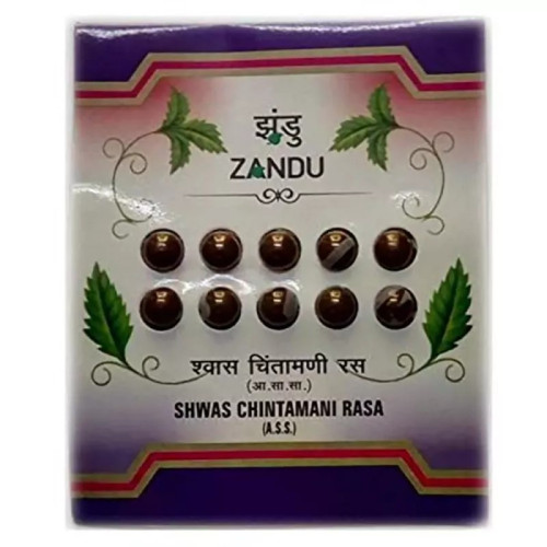 Zandu Shwas Chintamani Ras (10 Tablets)