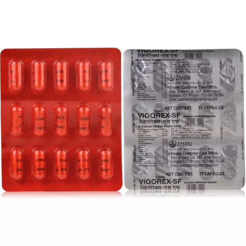 Zandu Vigorex-SF  Capsulesule (15 Capsules)