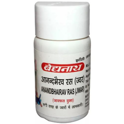 Baidyanath Anand Bhairav Ras (Jwar) (80 Tablets)