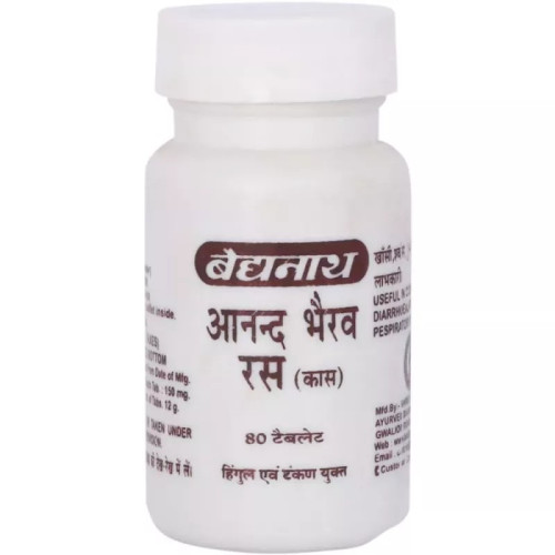 Baidyanath Anand Bhairav Ras (Kas) (80 Tablets)