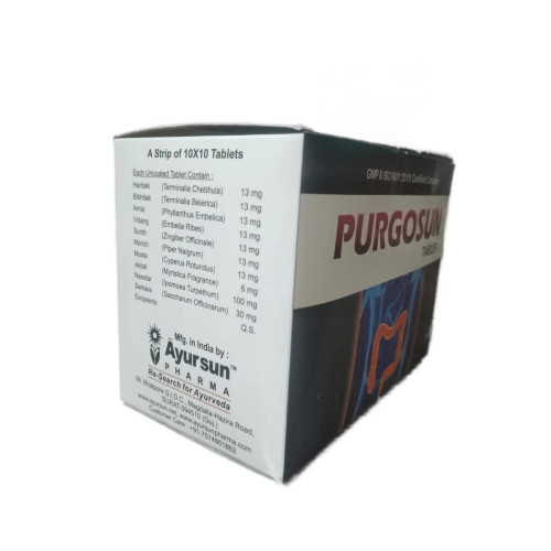 Ayursun Pharma Purgosun  Tablet (10 Tablets)