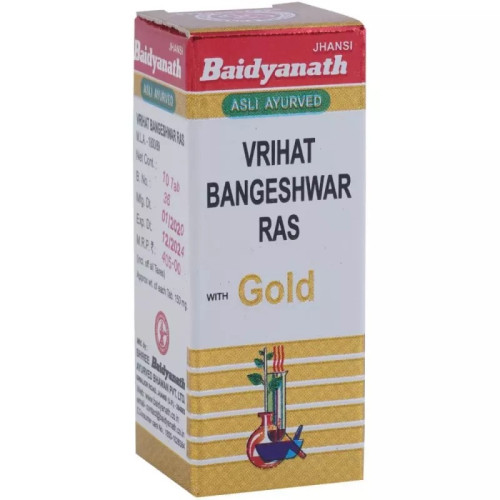 Baidyanath Vrihat Bangeshwar Ras (Swarna Moti Yukta) (10 Tablets)