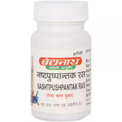 Baidyanath Nashtpushpantak Ras (80 Tablets)
