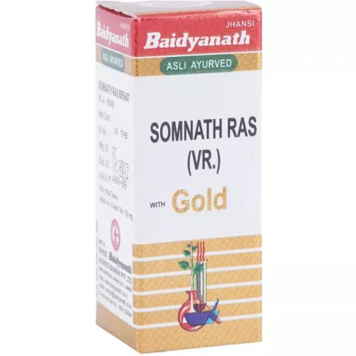 Baidyanath Somnath Ras VR. (Swarna Yukta) (10 Tablets)