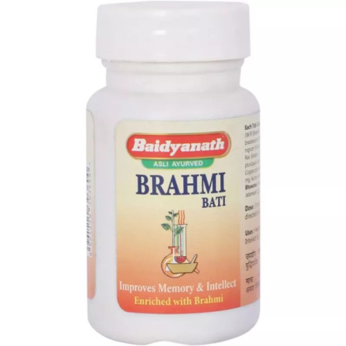 Baidyanath Brahmi Vati (Buddhi Vardhak) (80 Tablets)