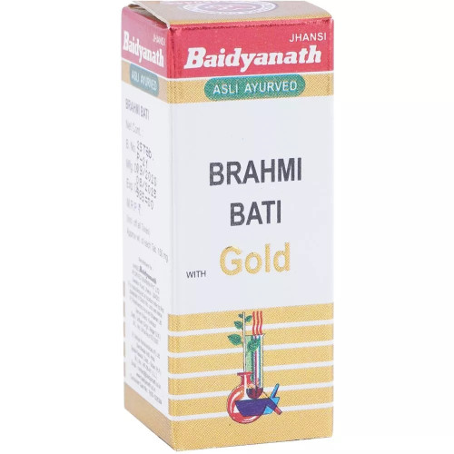 Baidyanath Brahmi Vati (Swarna Moti Kesar Yukta) (25 Tablets)