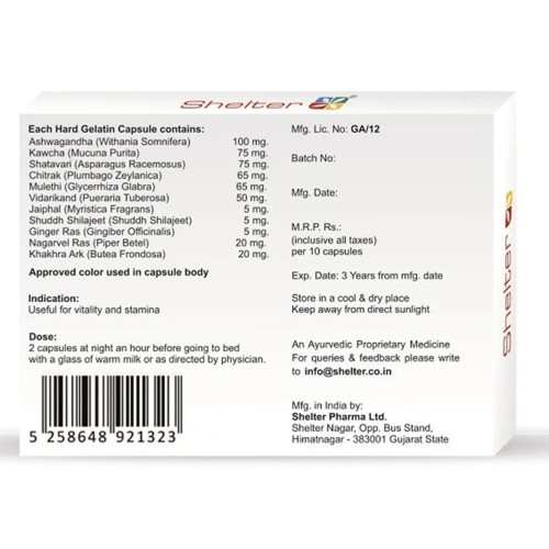 Shelter Happy Forte  Capsulesule (100cap)