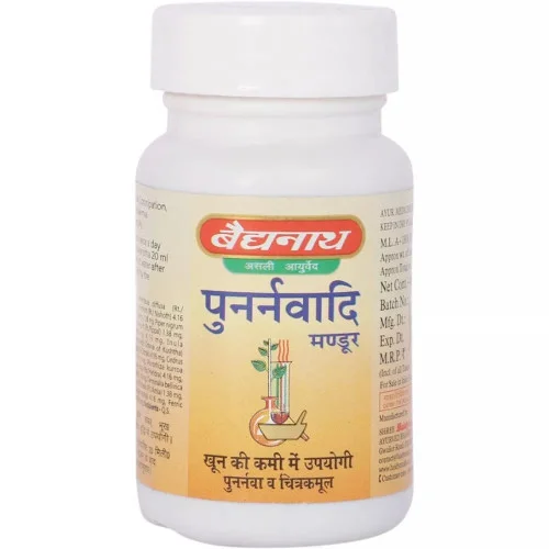 Baidyanath Punarnawadi Mandoor (40 Tablets)