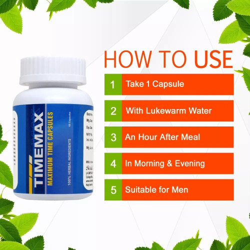 Shivalik Herbals Timemax  Capsulesule (60 Capsules)