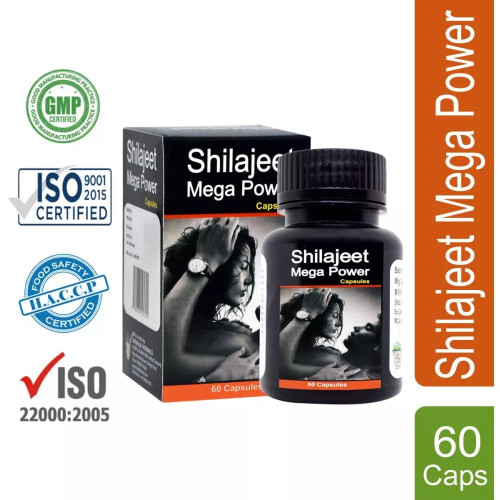 Shivalik Herbals Shilajeet Mega Power  Capsulesule (60 Capsules)