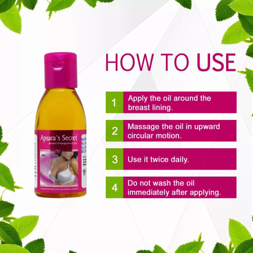 Shivalik Herbals Apsara's Secret Breast Enlargement Oil (25ml, Pack of 3)