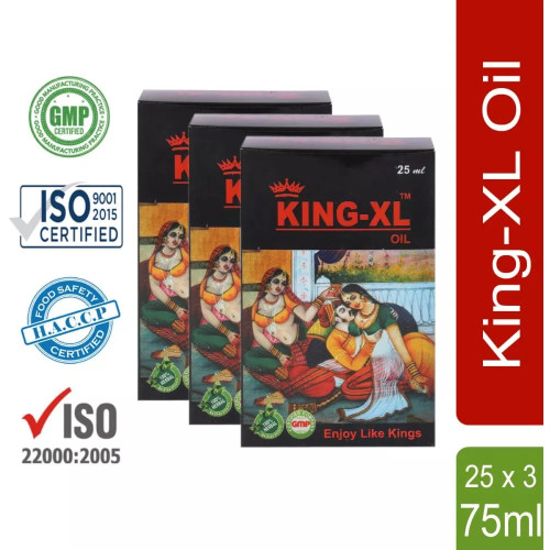 Shivalik Herbals King XL Oil (25ml, Pack of 3)