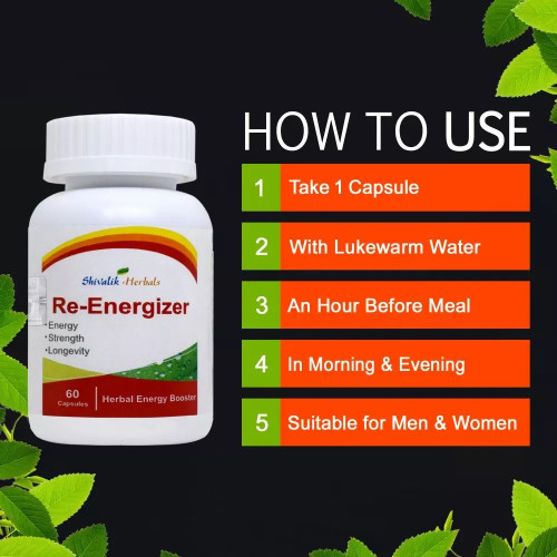Shivalik Herbals Re-Energizer  Capsulesule (60 Capsules)