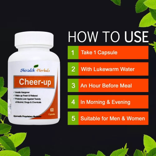Shivalik Herbals Cheer Up  Capsulesule (60 Capsules)