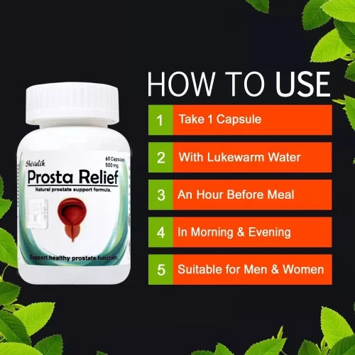 Shivalik Herbals Prosta Relief  Capsulesule (60 Capsules)
