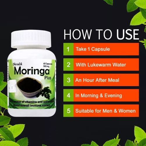 Shivalik Herbals Moringa Plus  Capsulesule (60 Capsules)
