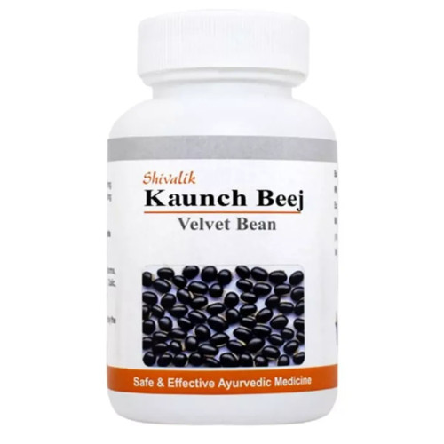 Shivalik Herbals Kounch Beej  Capsulesule (60 Capsules, Pack of 2)
