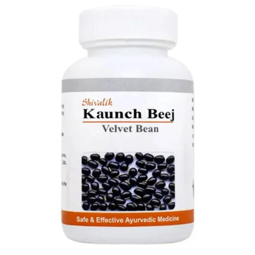 Shivalik Herbals Kounch Beej  Capsulesule (60 Capsules, Pack of 2)