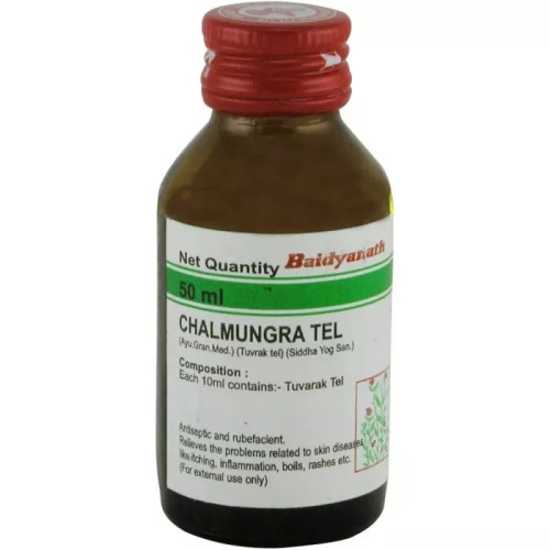 Baidyanath Tuvarak Tail (Chalmogra Oil) (50ml)