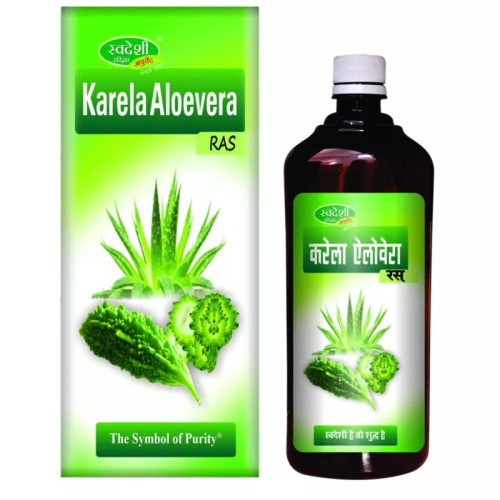 Swadeshi Ayurved Karela Alovera Ras (500ml)