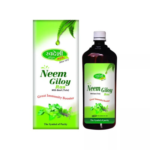 Swadeshi Ayurved Neem Giloy Ras (500ml)