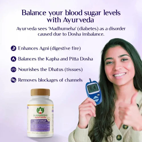 Maharishi Ayurveda Glucomap  Tablets (60 Tablets)
