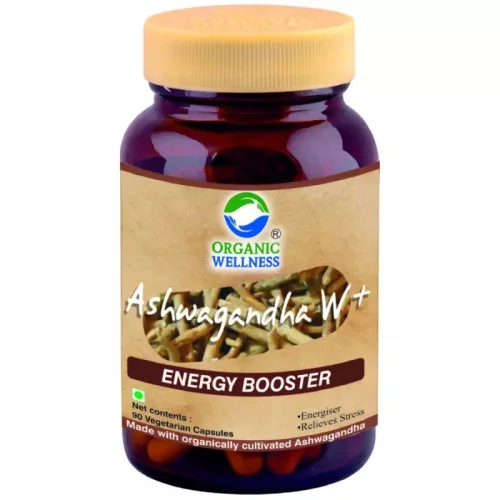 Organic Wellness Ashwagandha W+  Capsules (90 Capsules)