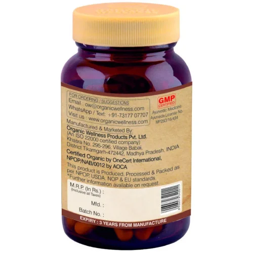 Organic Wellness Ashwagandha W+  Capsules (90 Capsules)